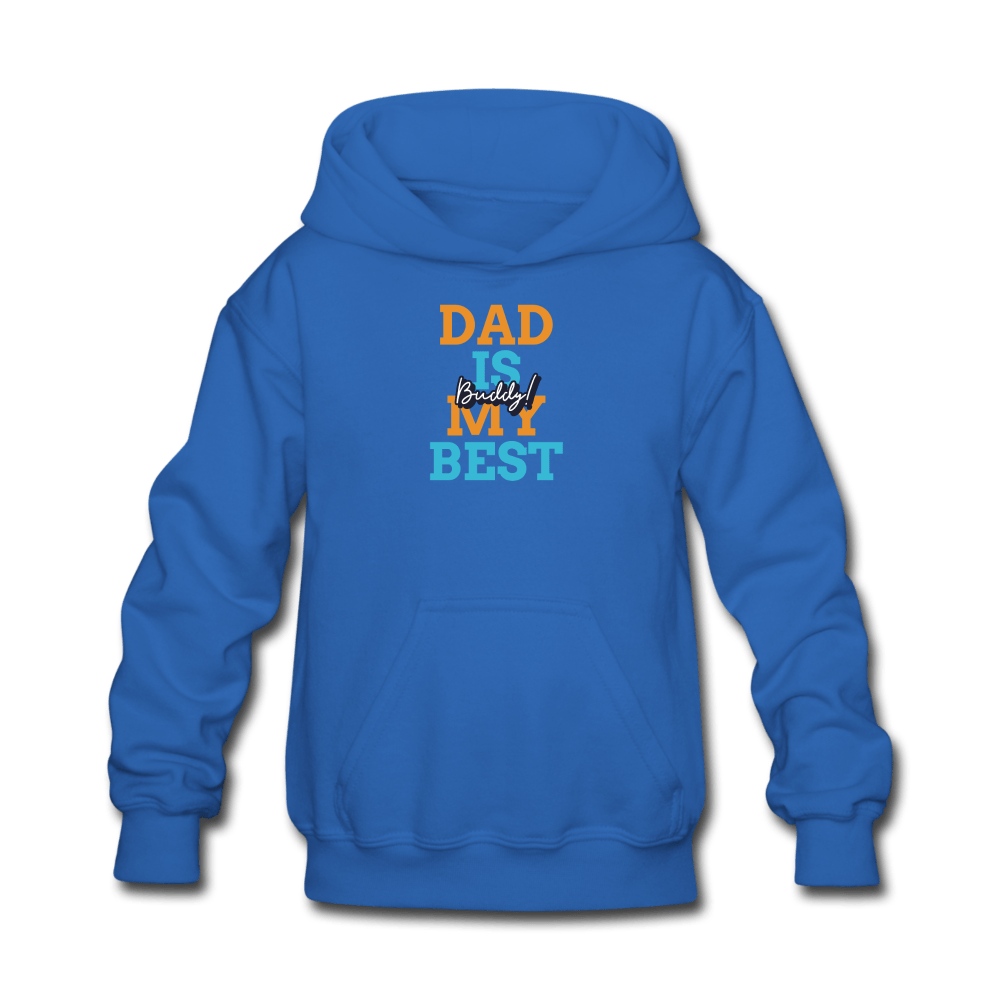 SPOD Kids' Hoodie | LAT 2296 royal blue / S Kids' Dad Is My Beast Buddy Hoodie