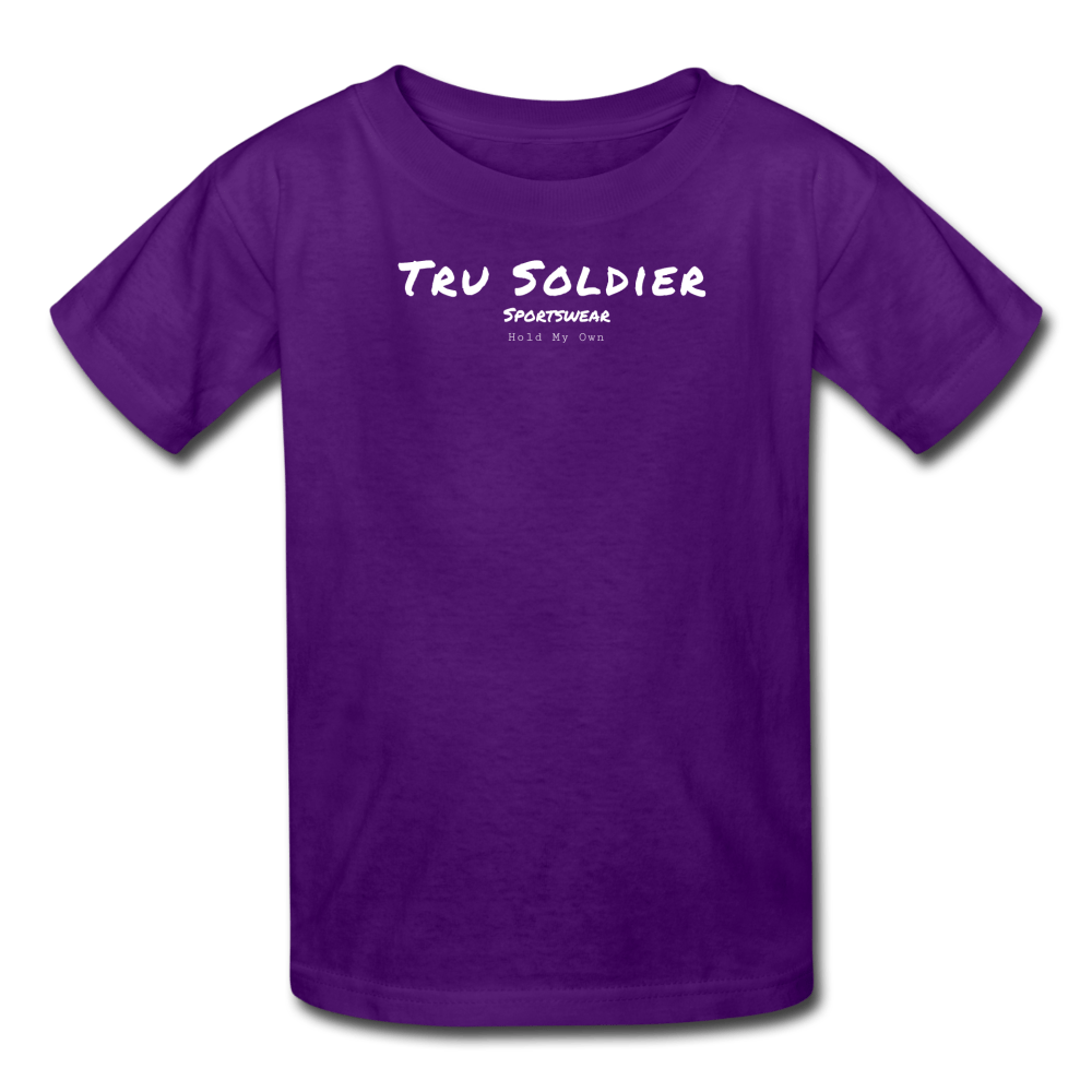 SPOD Kids' T-Shirt | Fruit of the Loom 3931B purple / S Kid's Hold My Own  T-Shirt