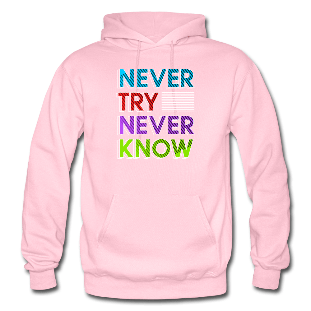 SPOD light pink / S Never Try Never Know Hoodie