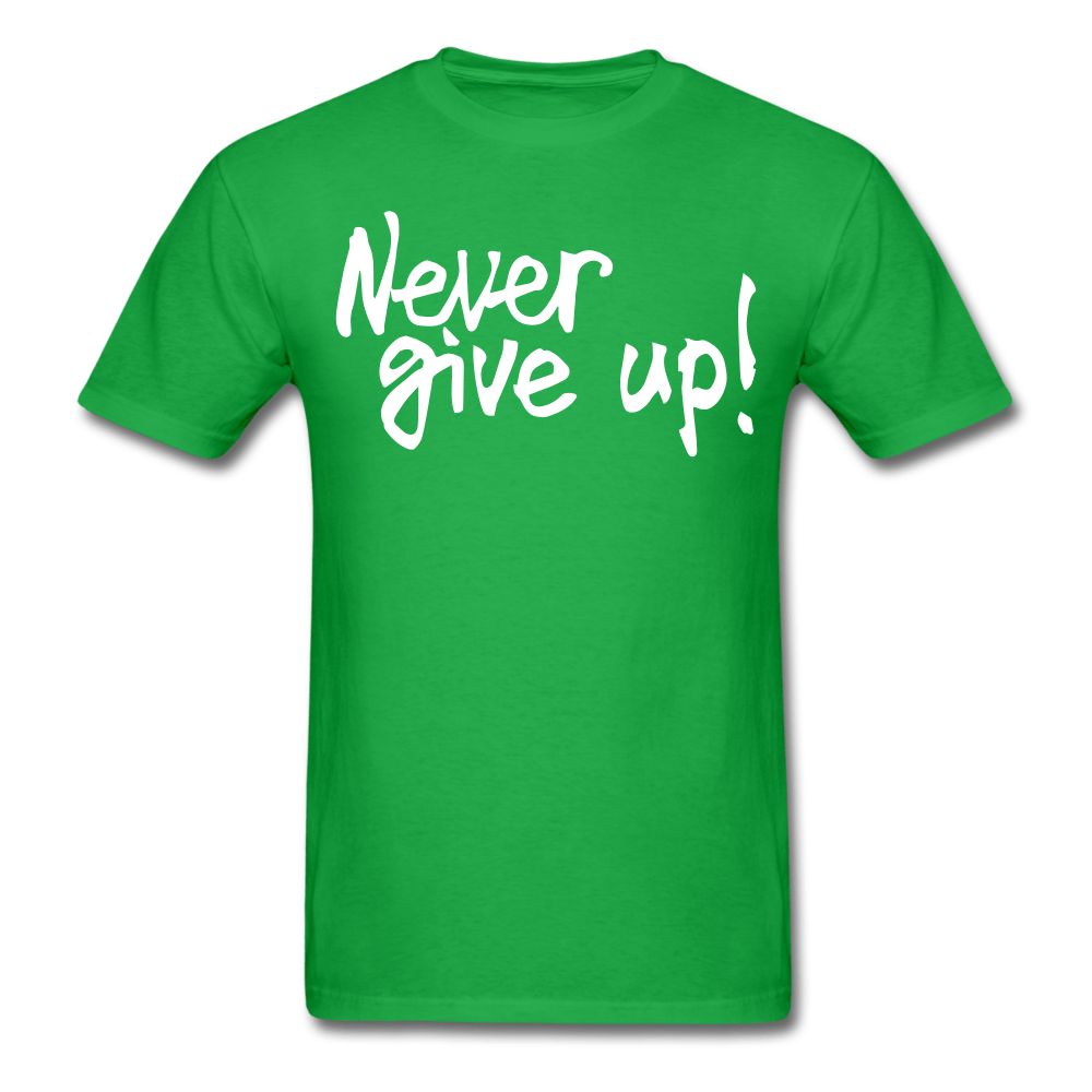 SPOD Men's T-Shirt bright green / S Men's Never Give Up T-Shirt