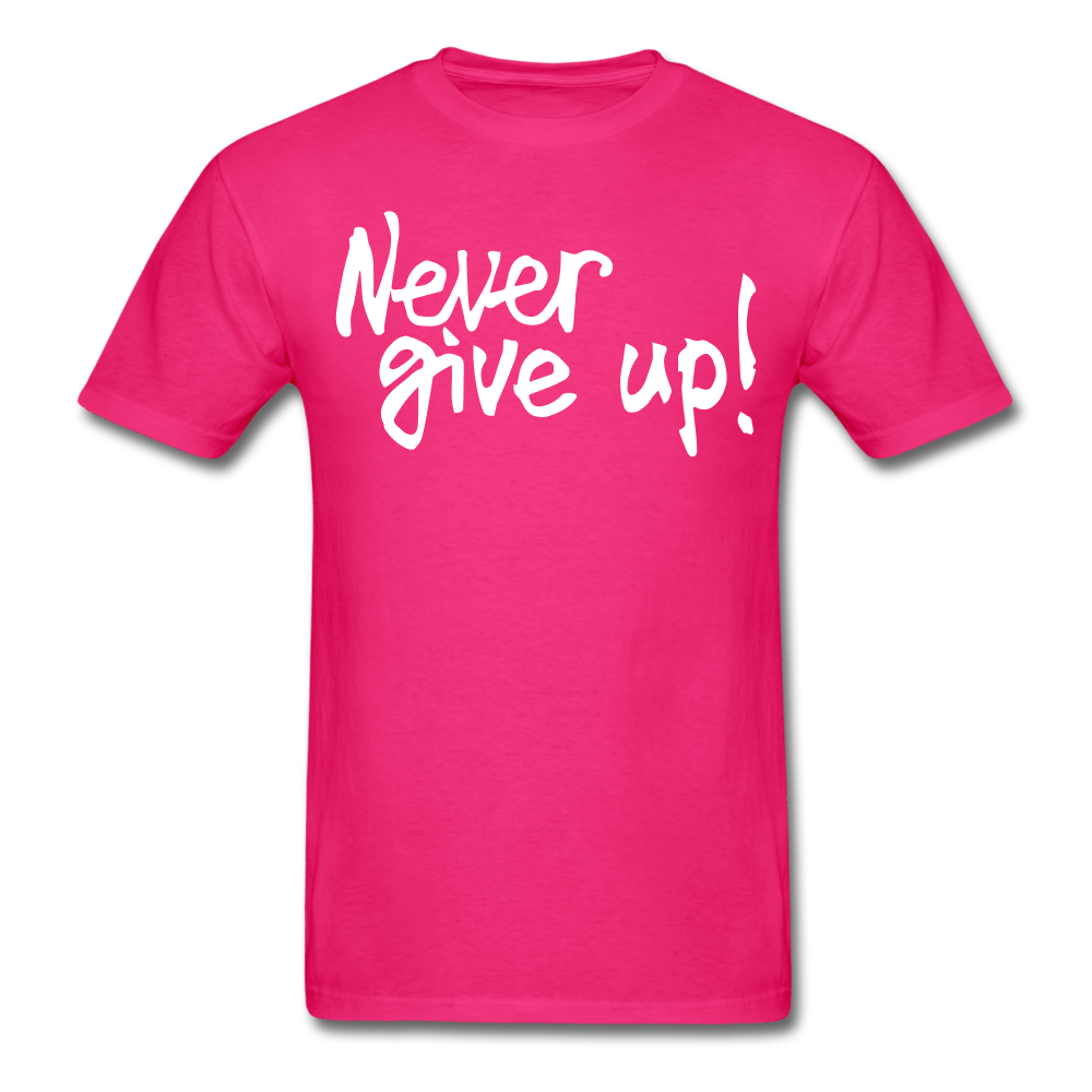 SPOD Men's T-Shirt fuchsia / S Men's Never Give Up T-Shirt