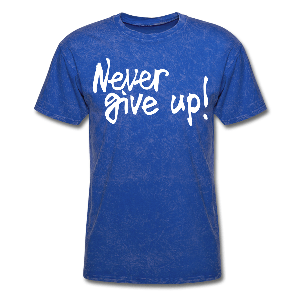 SPOD Men's T-Shirt mineral royal / S Men's Never Give Up T-Shirt