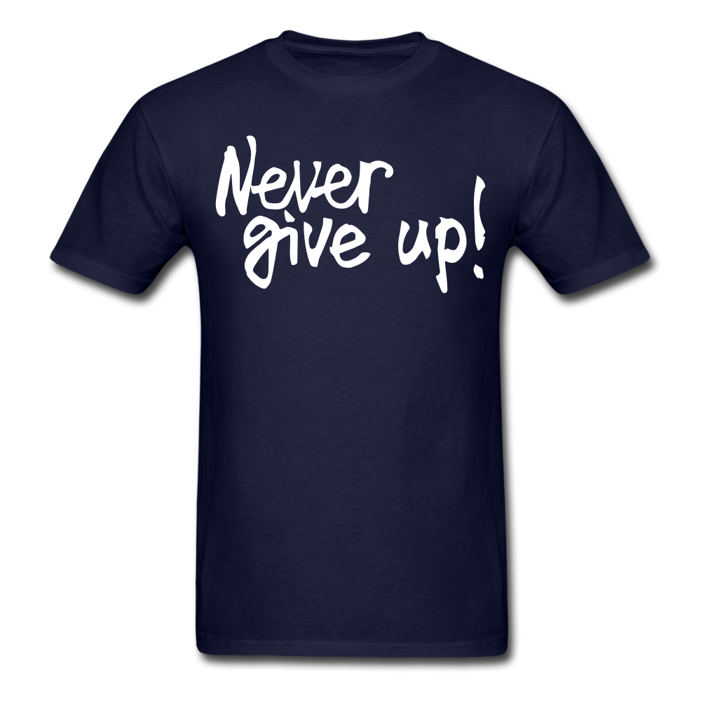 SPOD Men's T-Shirt navy / S Men's Never Give Up T-Shirt