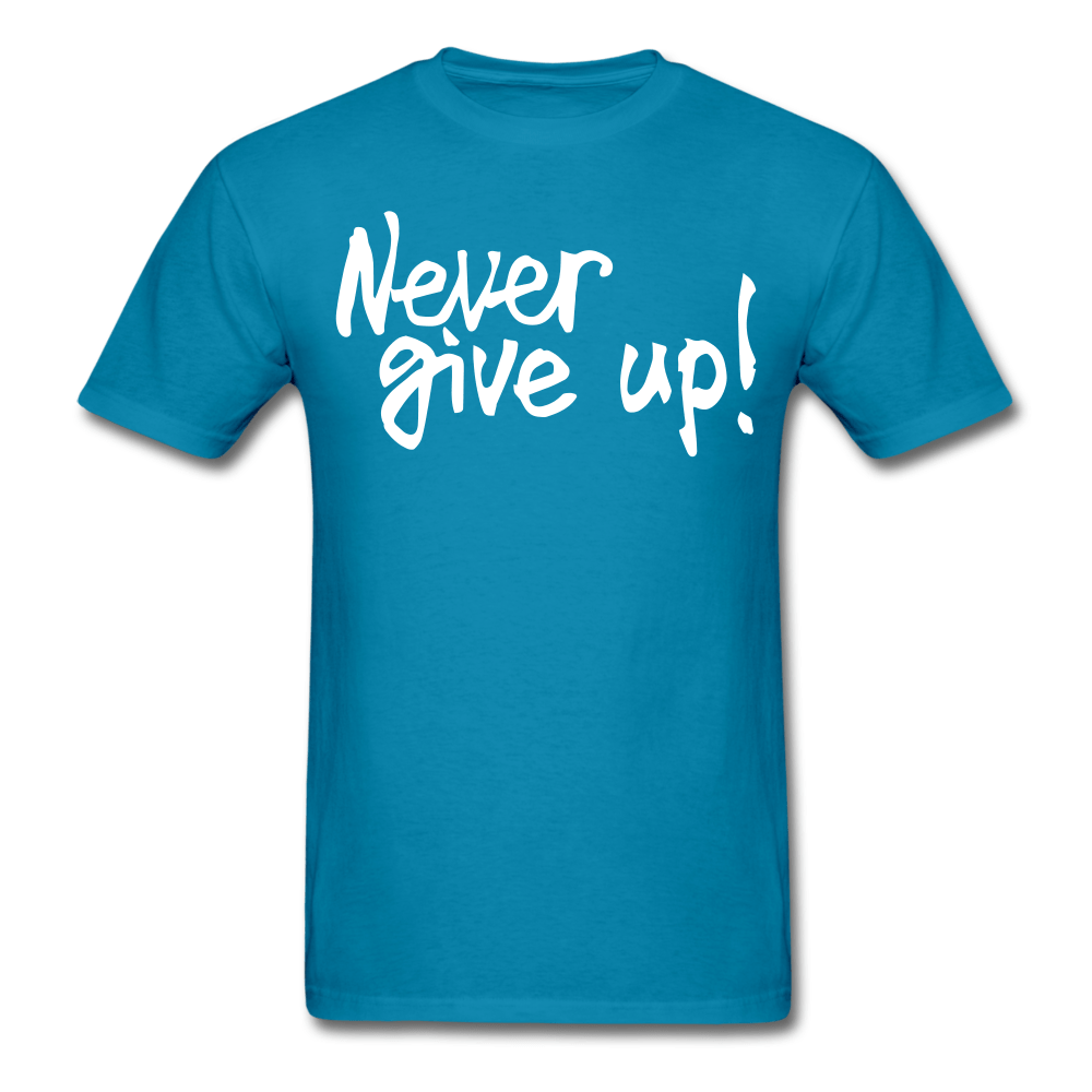 SPOD Men's T-Shirt turquoise / S Men's Never Give Up T-Shirt