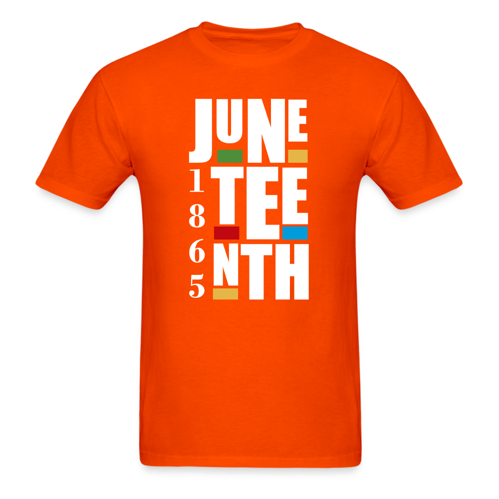 SPOD orange / S Juneteenth 1865 T-Shirt