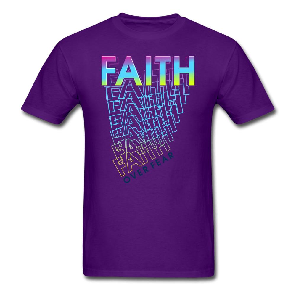 SPOD purple / S Faith Over Fear T-Shirt
