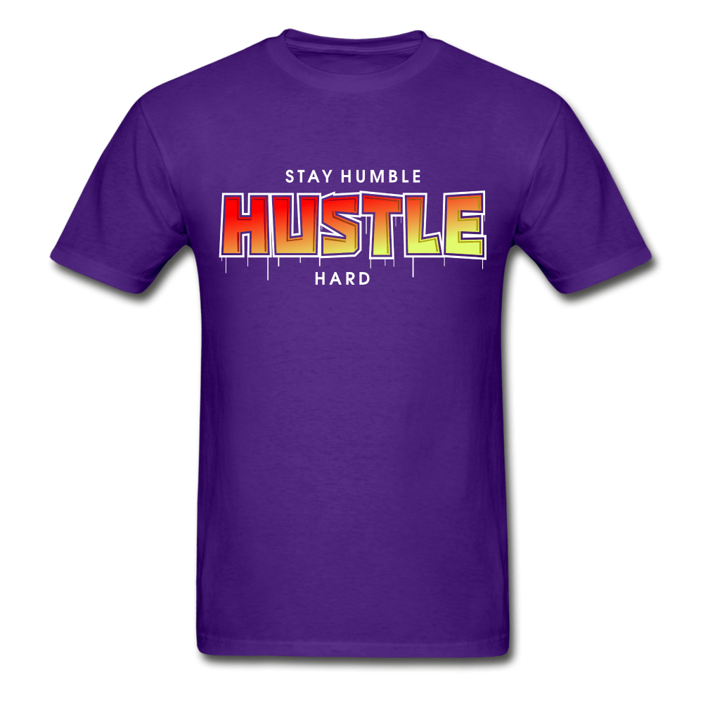 SPOD Ultra Cotton Adult T-Shirt | Gildan G2000 purple / S Stay Humble Hustle Hard  2 T-Shirt