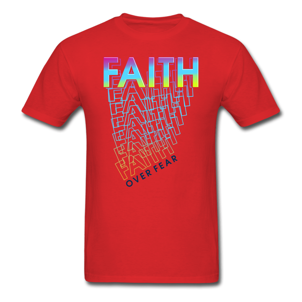 SPOD red / S Faith Over Fear T-Shirt