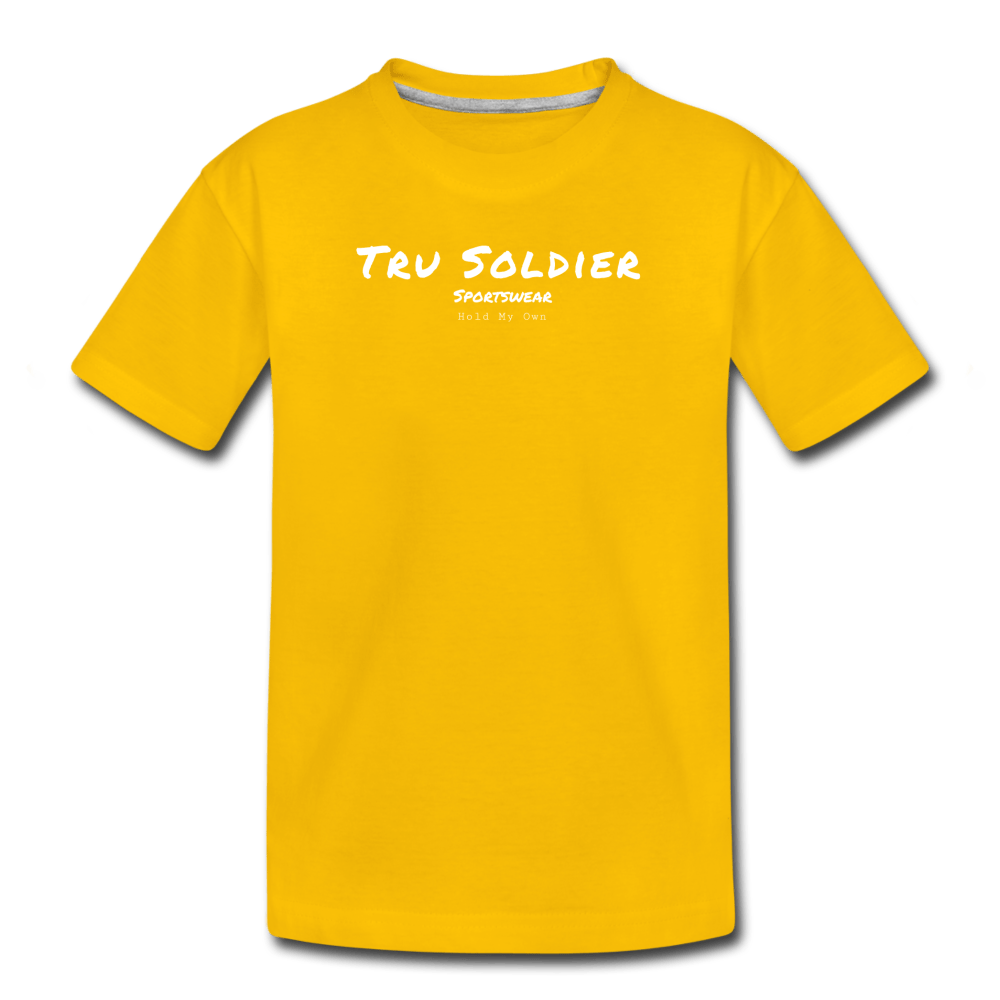 SPOD Toddler Premium T-Shirt | Spreadshirt 814 sun yellow / Youth 2T Toddler Hold My Own T-Shirt