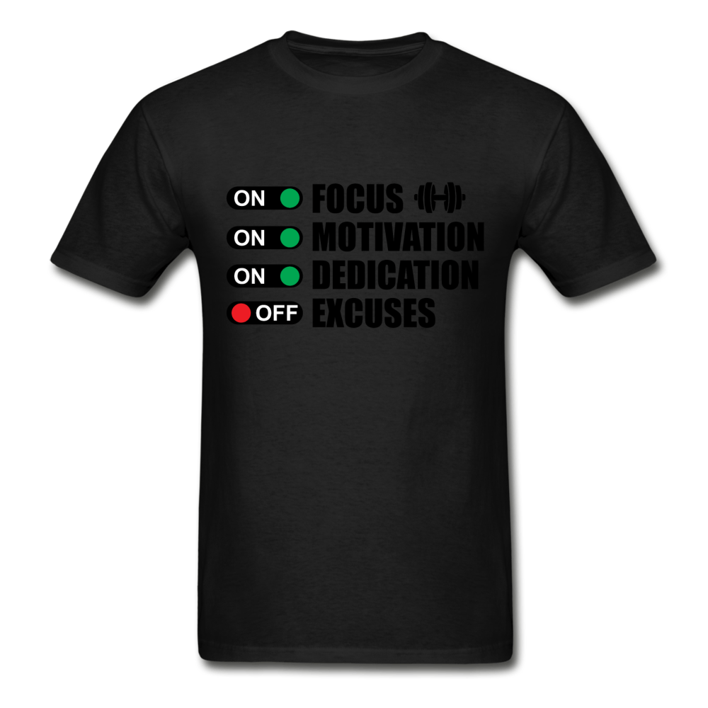 SPOD Ultra Cotton Adult T-Shirt | Gildan G2000 black / S Focus On T-Shirt