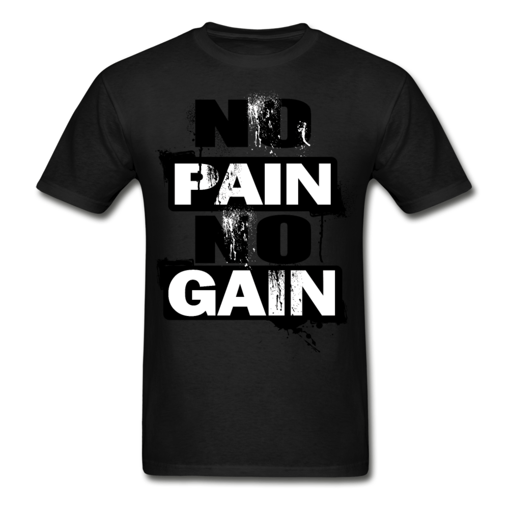 SPOD Ultra Cotton Adult T-Shirt | Gildan G2000 black / S No Pain No Gain T-Shirt