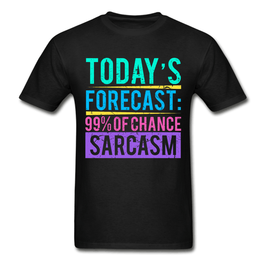 SPOD Ultra Cotton Adult T-Shirt | Gildan G2000 black / S Today's Forecast T-Shirt