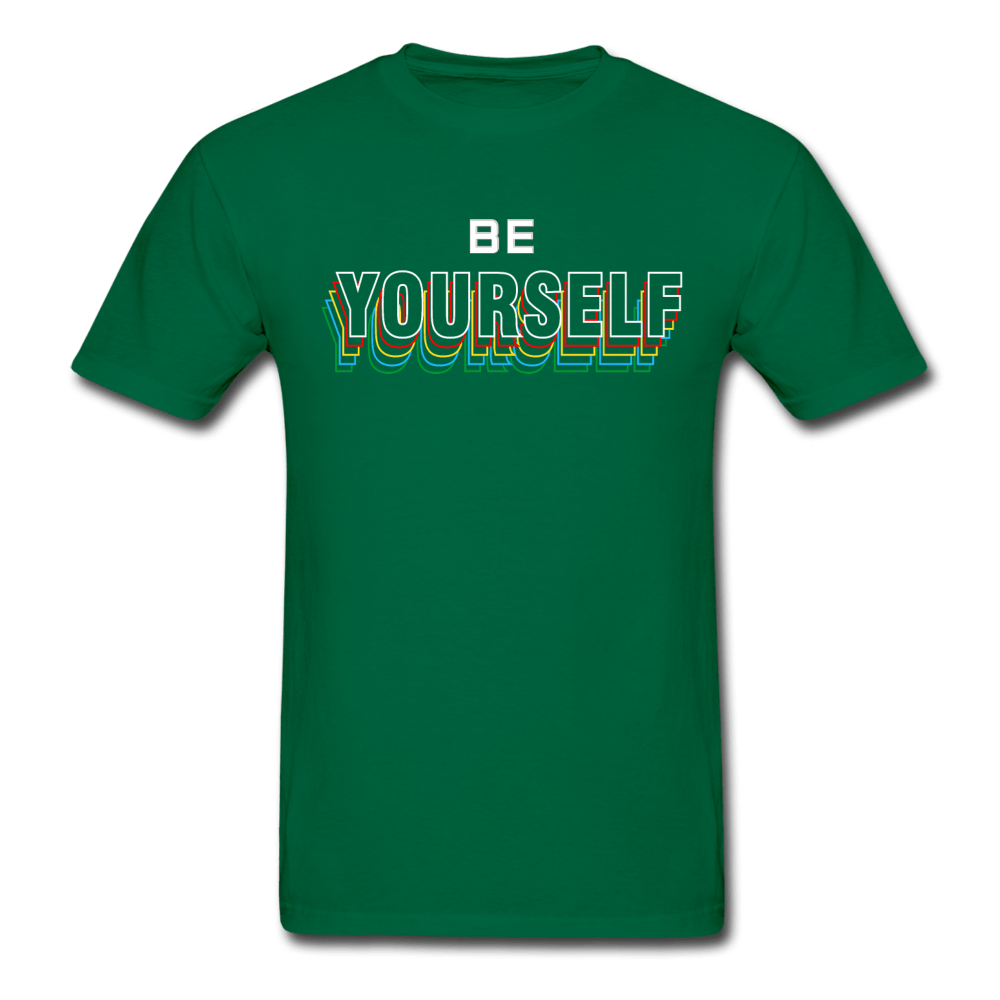 SPOD Ultra Cotton Adult T-Shirt | Gildan G2000 bottlegreen / S Be Yourself T-Shirt