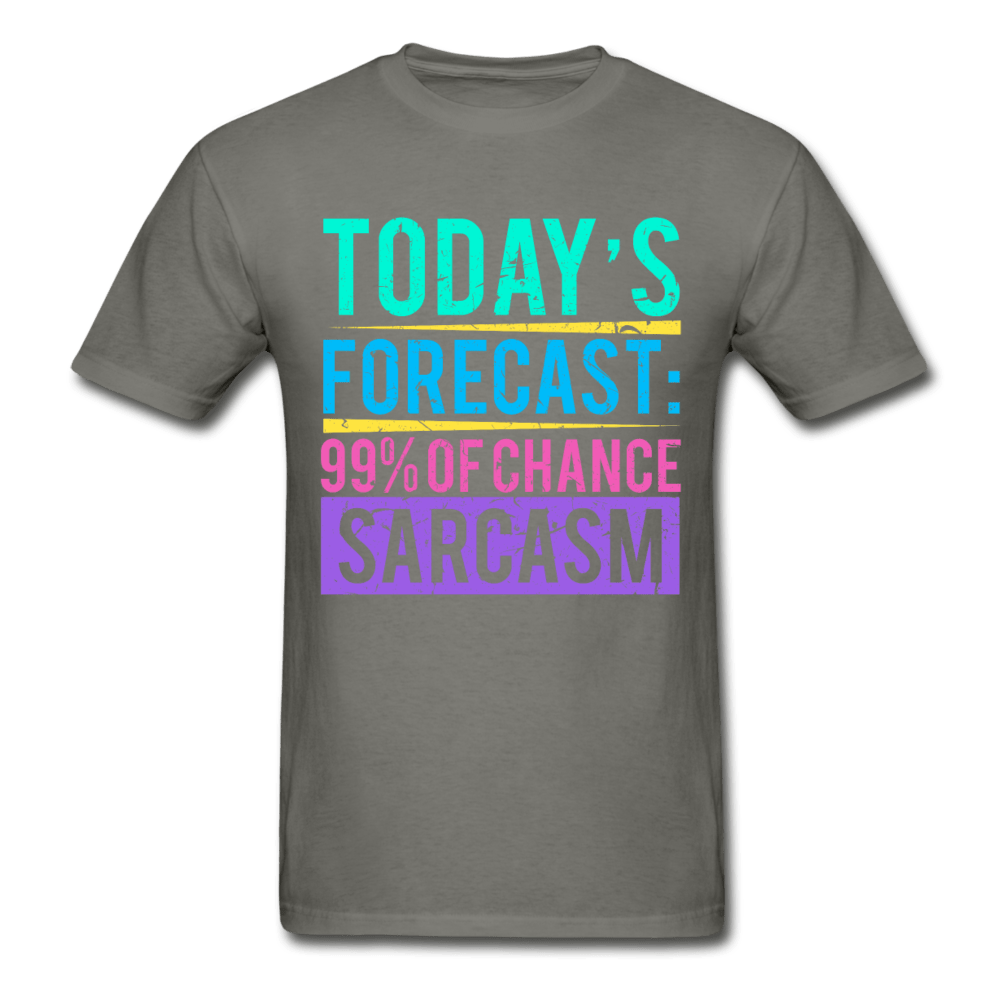 SPOD Ultra Cotton Adult T-Shirt | Gildan G2000 charcoal / S Today's Forecast T-Shirt