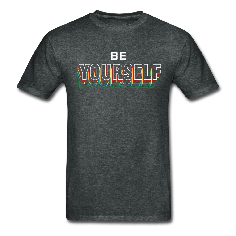 SPOD Ultra Cotton Adult T-Shirt | Gildan G2000 deep heather / S Be Yourself T-Shirt