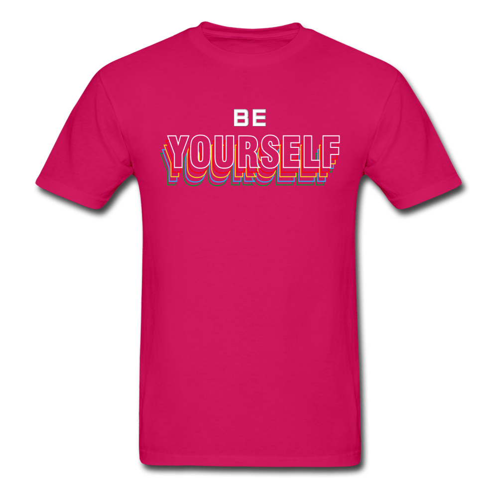 SPOD Ultra Cotton Adult T-Shirt | Gildan G2000 fuchsia / S Be Yourself T-Shirt