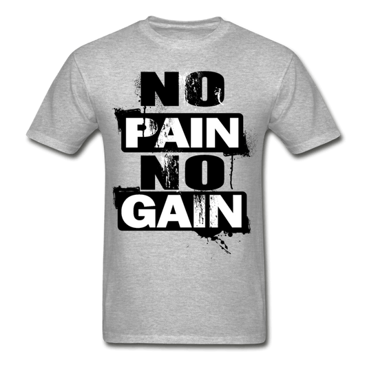 SPOD Ultra Cotton Adult T-Shirt | Gildan G2000 heather gray / S No Pain No Gain T-Shirt