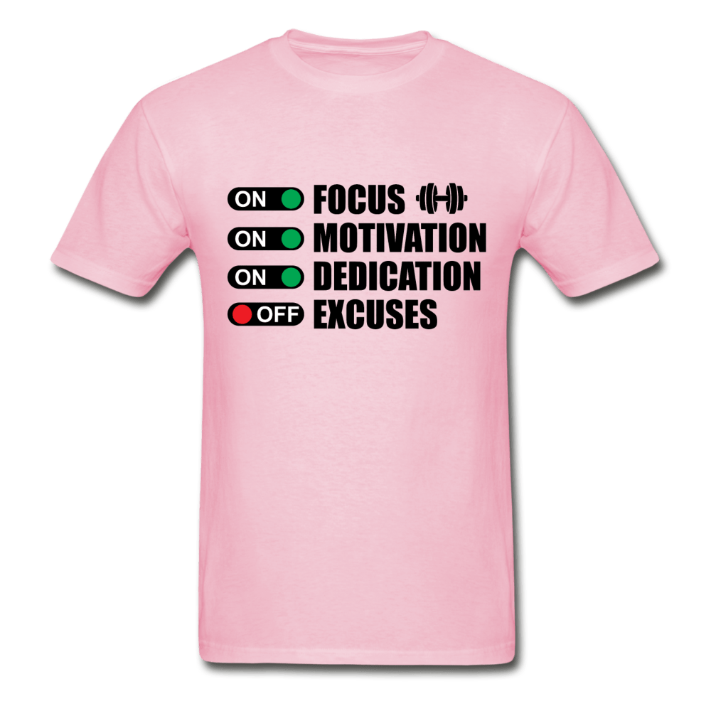 SPOD Ultra Cotton Adult T-Shirt | Gildan G2000 light pink / S Focus On T-Shirt