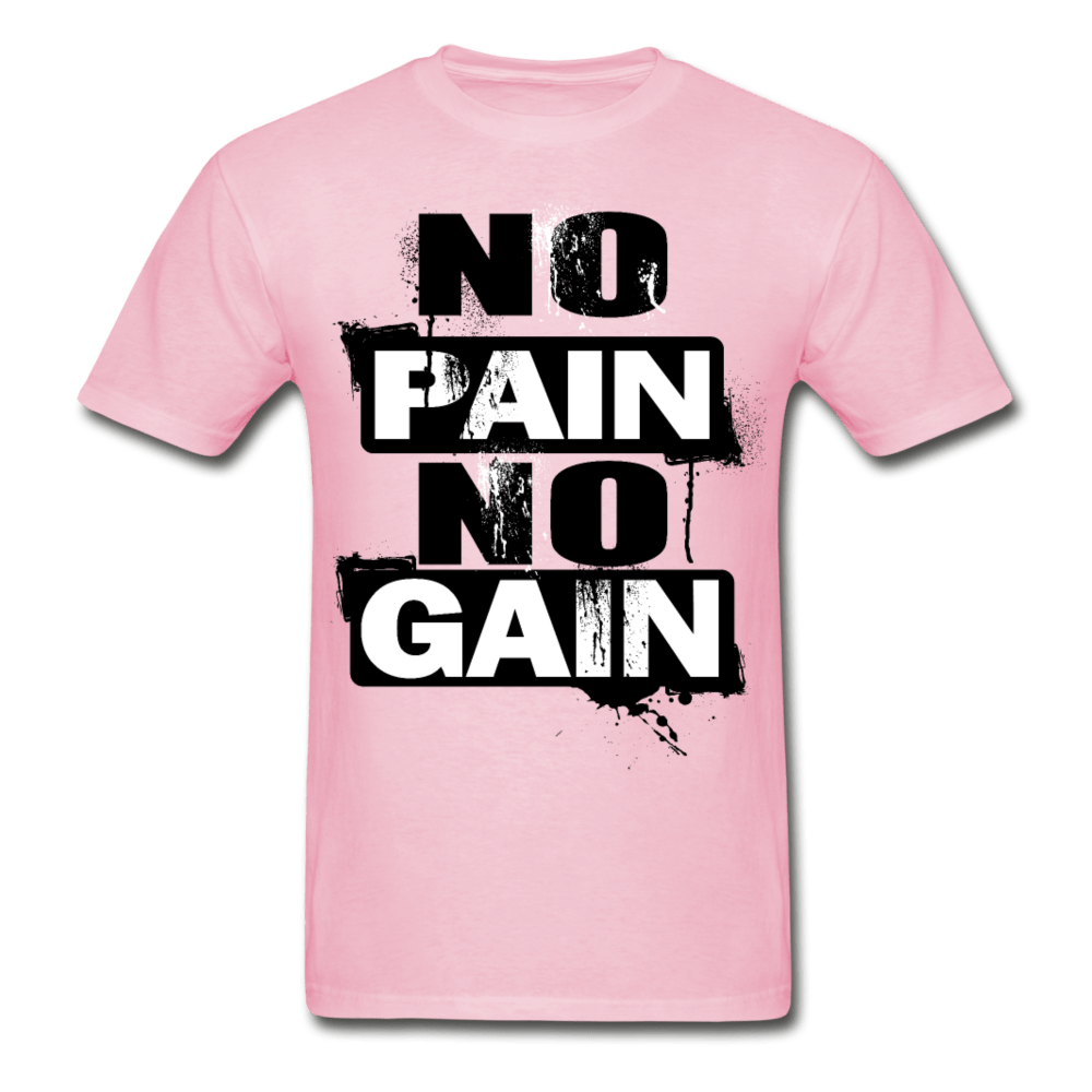 SPOD Ultra Cotton Adult T-Shirt | Gildan G2000 light pink / S No Pain No Gain T-Shirt