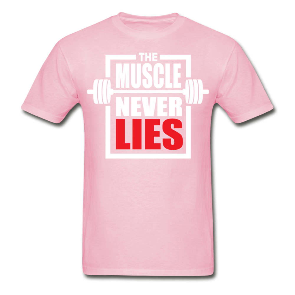 SPOD Ultra Cotton Adult T-Shirt | Gildan G2000 light pink / S The Muscle Never Lies T-Shirt