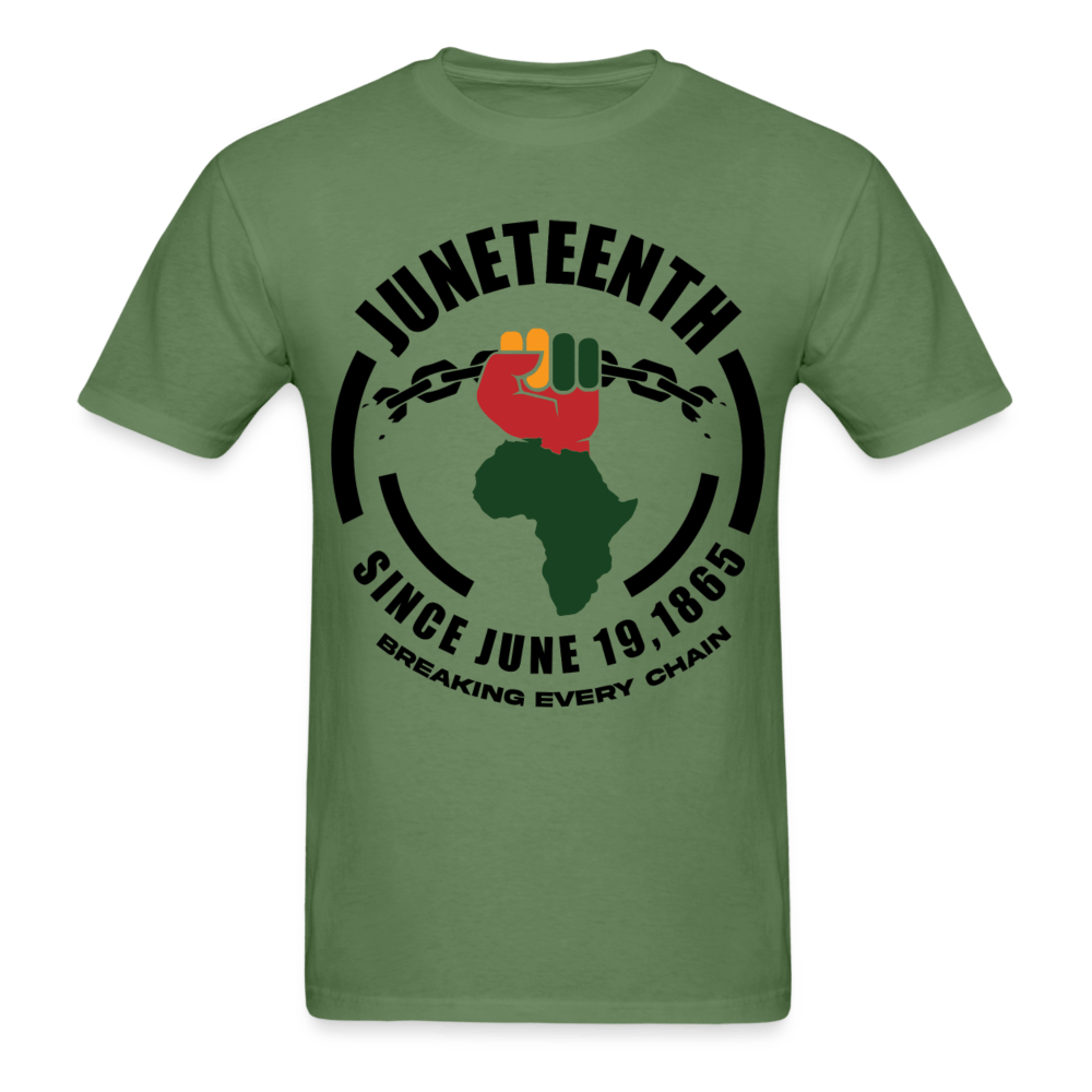 SPOD Ultra Cotton Adult T-Shirt | Gildan G2000 military green / S Juneteenth T-Shirt