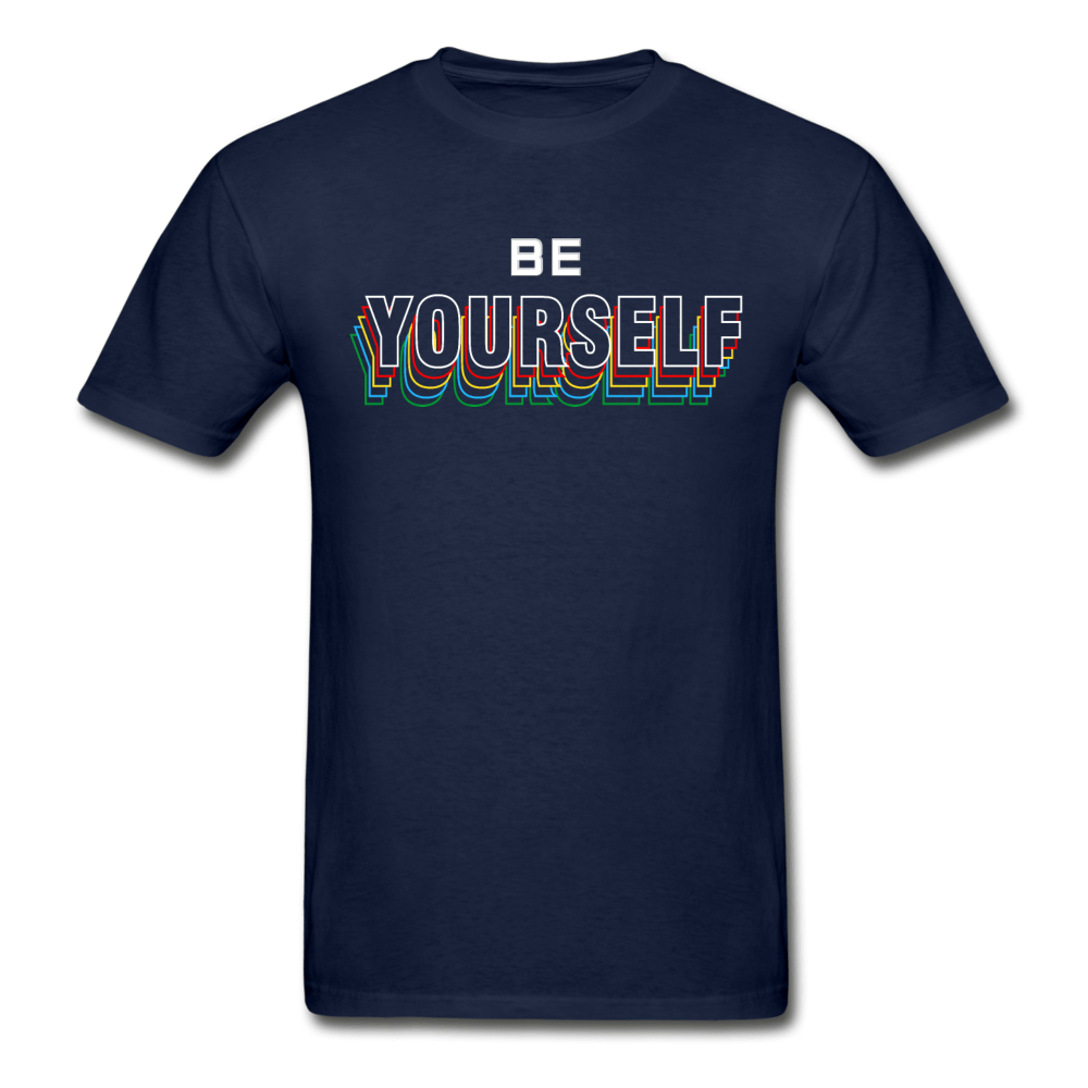 SPOD Ultra Cotton Adult T-Shirt | Gildan G2000 navy / S Be Yourself T-Shirt