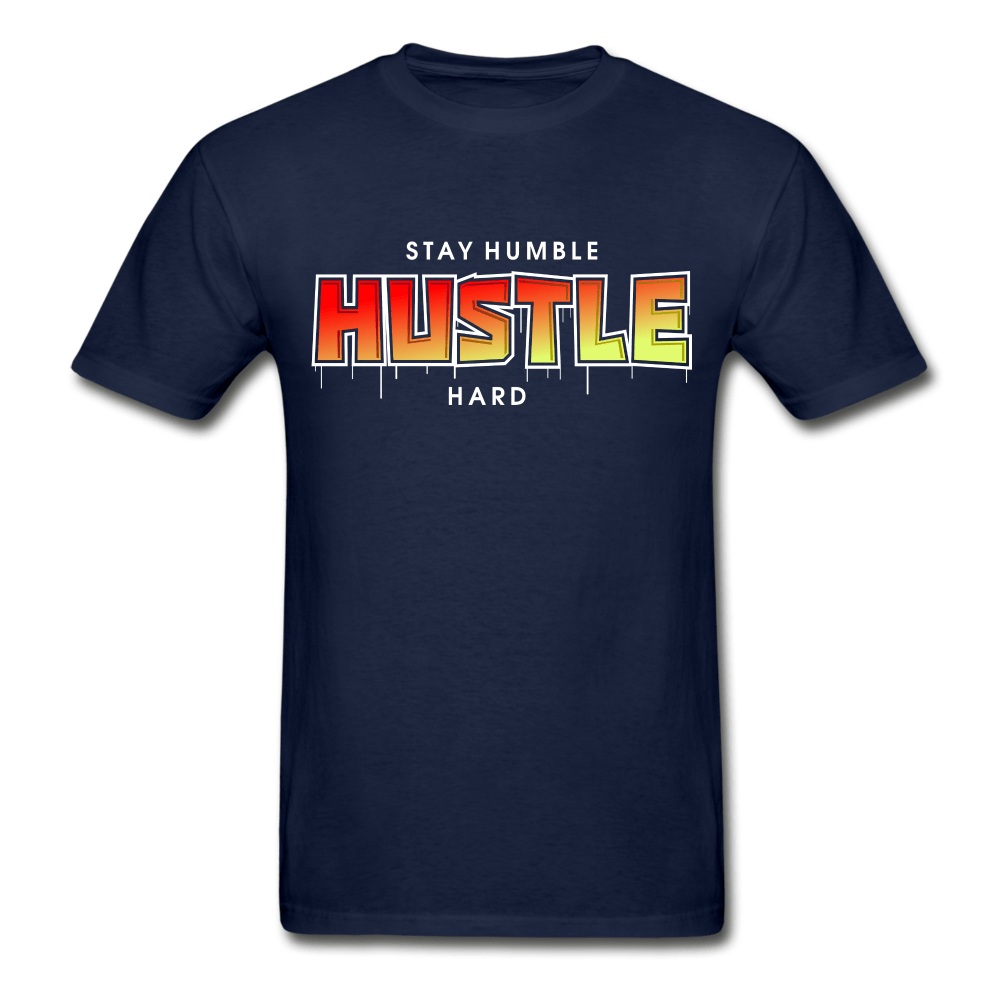 SPOD Ultra Cotton Adult T-Shirt | Gildan G2000 navy / S Stay Humble Hustle Hard  2 T-Shirt