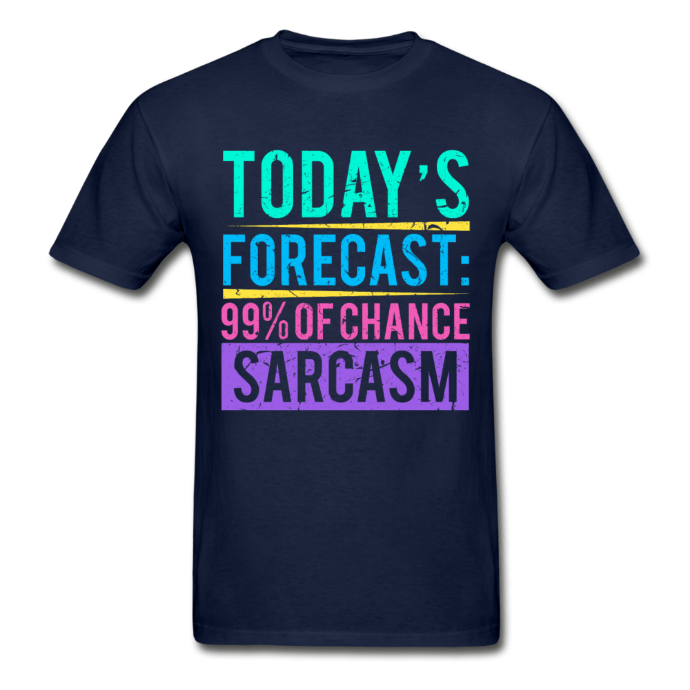 SPOD Ultra Cotton Adult T-Shirt | Gildan G2000 navy / S Today's Forecast T-Shirt
