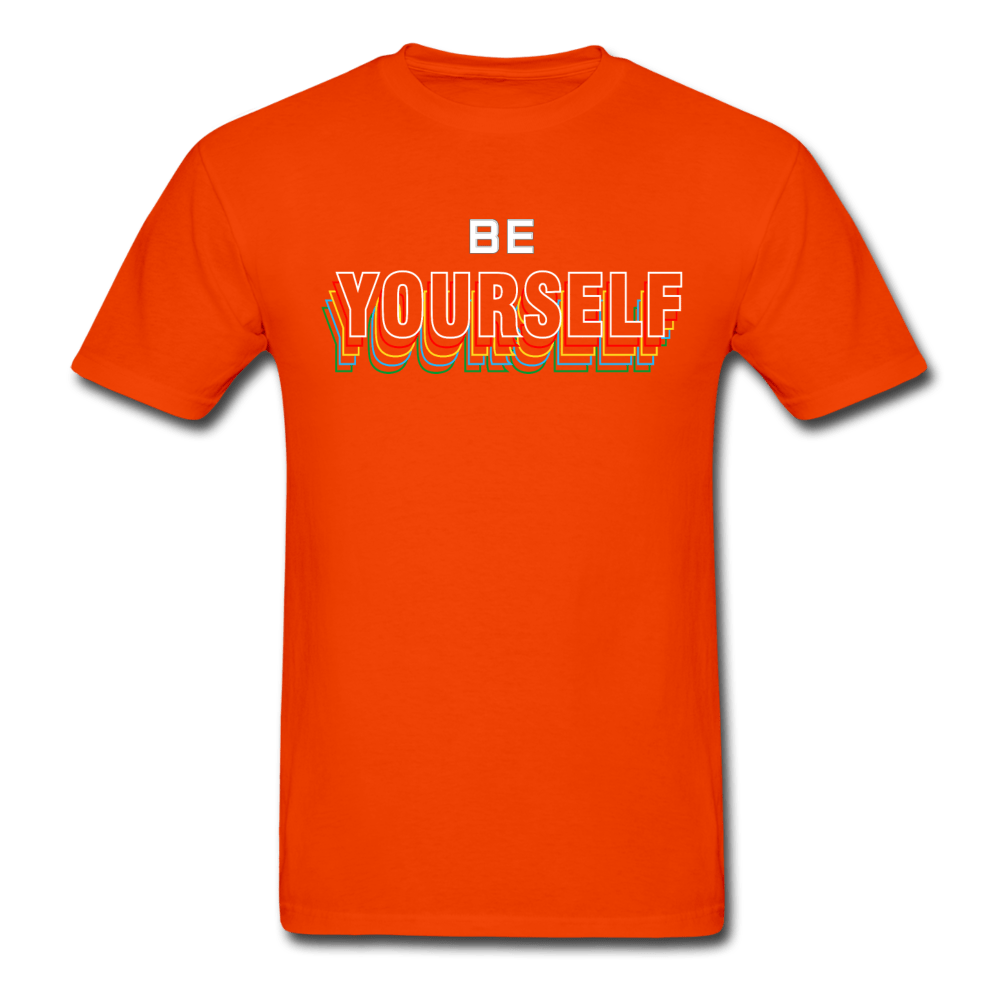 SPOD Ultra Cotton Adult T-Shirt | Gildan G2000 orange / S Be Yourself T-Shirt