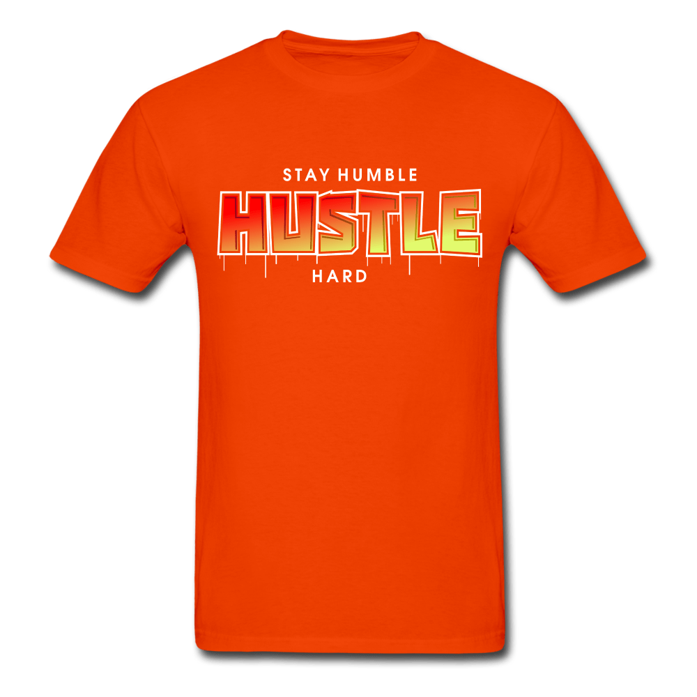 SPOD Ultra Cotton Adult T-Shirt | Gildan G2000 orange / S Stay Humble Hustle Hard  2 T-Shirt