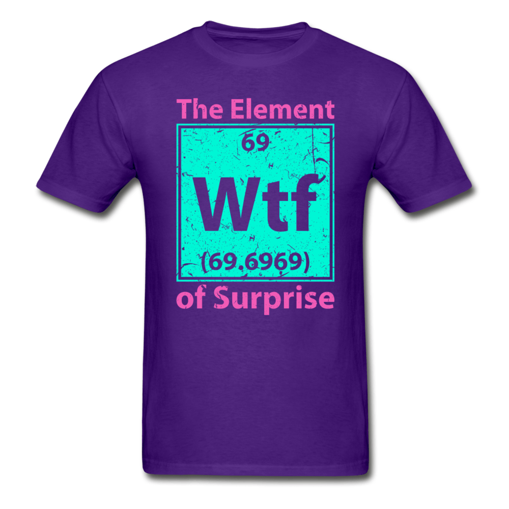 SPOD Ultra Cotton Adult T-Shirt | Gildan G2000 purple / S WTF T-Shirt