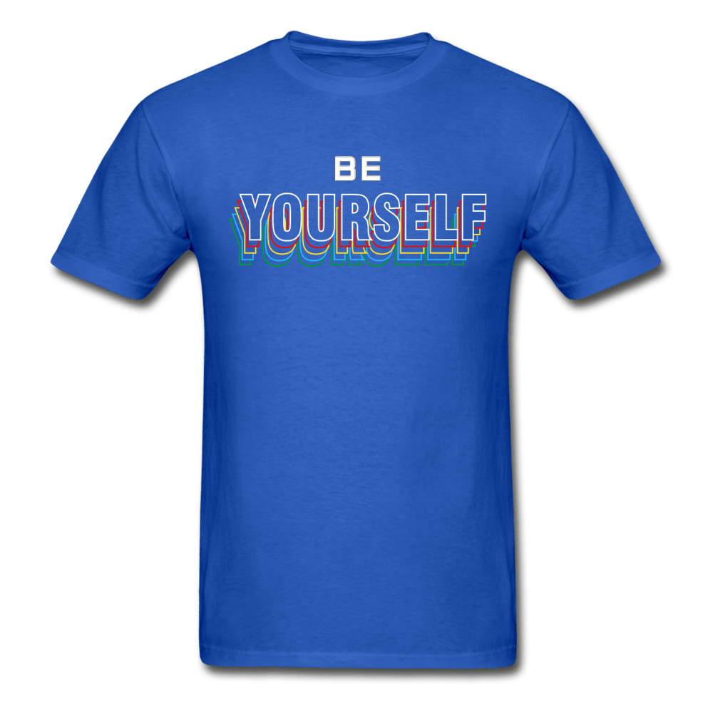 SPOD Ultra Cotton Adult T-Shirt | Gildan G2000 royal blue / S Be Yourself T-Shirt