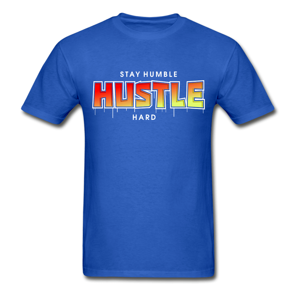 SPOD Ultra Cotton Adult T-Shirt | Gildan G2000 royal blue / S Stay Humble Hustle Hard  2 T-Shirt