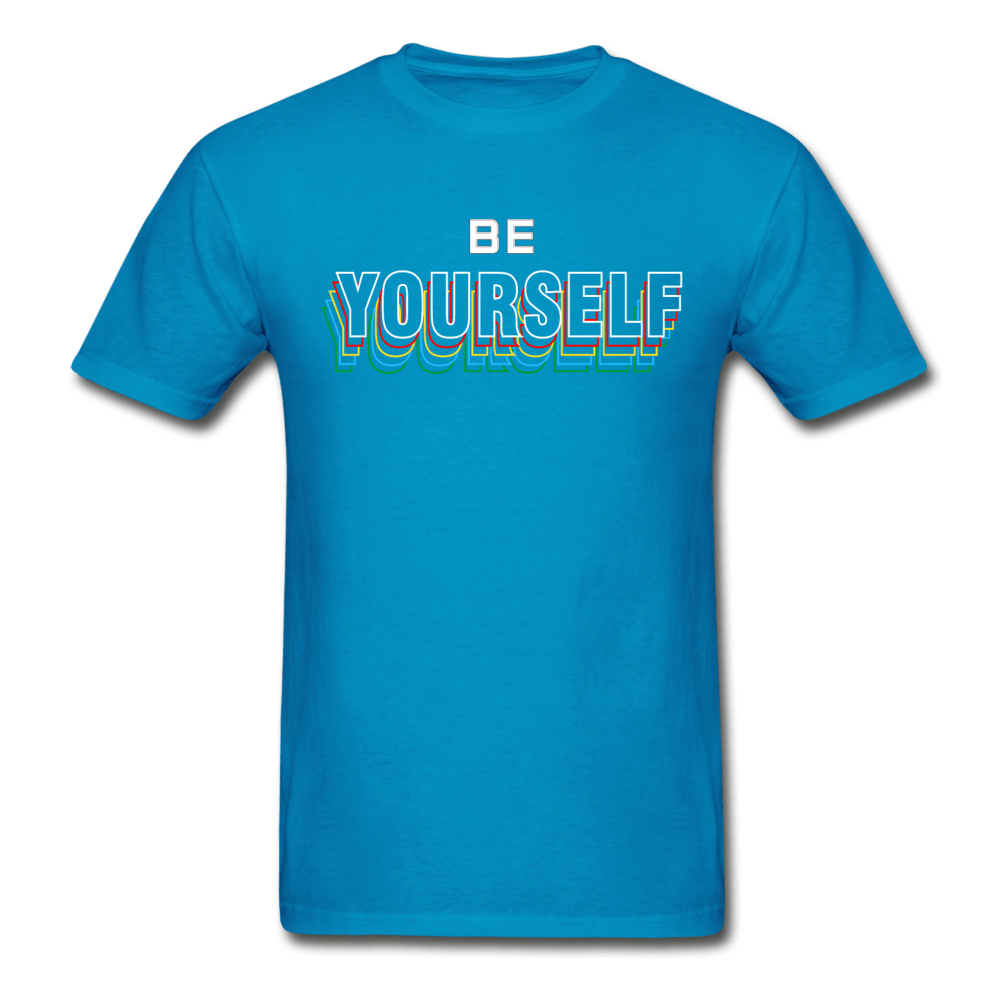 SPOD Ultra Cotton Adult T-Shirt | Gildan G2000 turquoise / S Be Yourself T-Shirt
