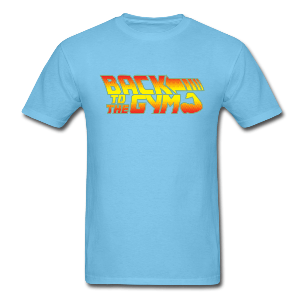 SPOD Unisex Classic T-Shirt | Fruit of the Loom 3930 aquatic blue / S Back To The Gym T-Shirt