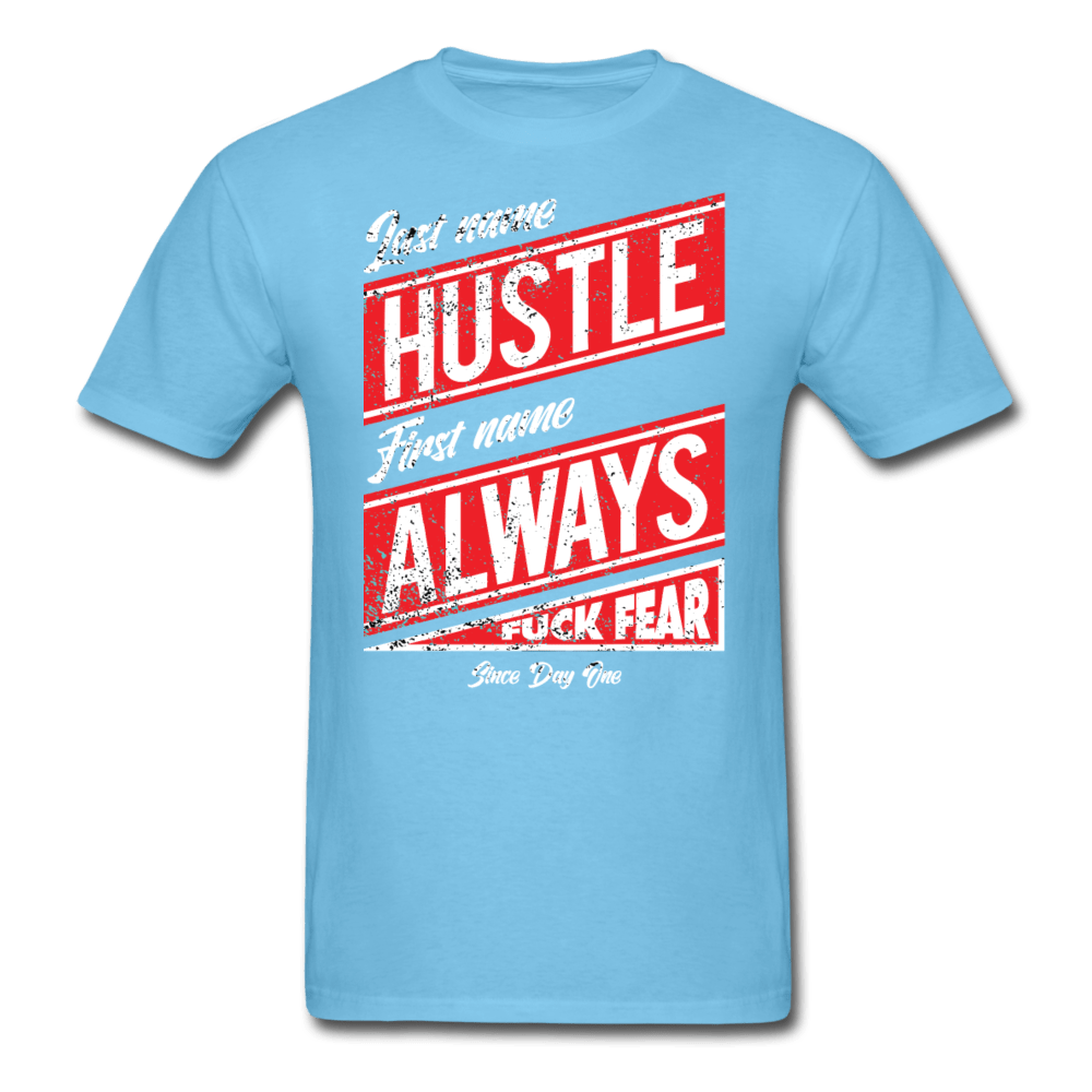SPOD Unisex Classic T-Shirt | Fruit of the Loom 3930 aquatic blue / S Hustle Always T-Shirt