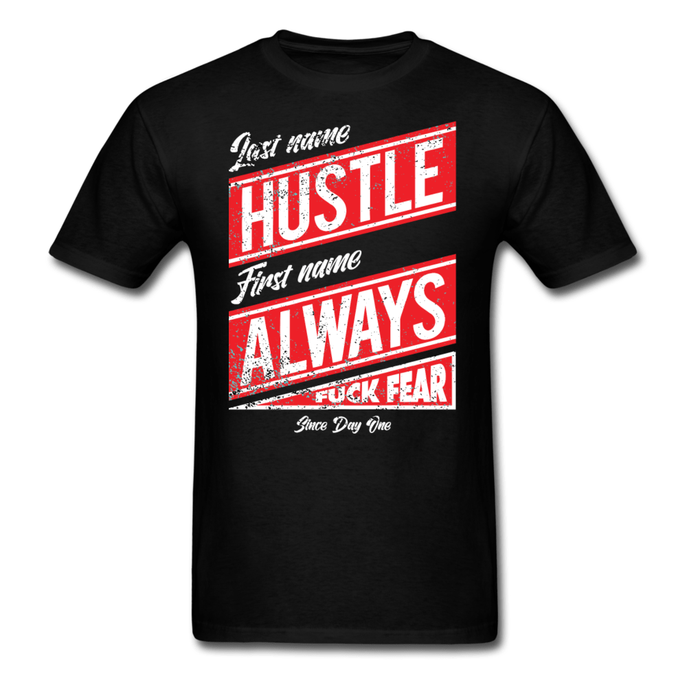 SPOD Unisex Classic T-Shirt | Fruit of the Loom 3930 black / S Hustle Always T-Shirt