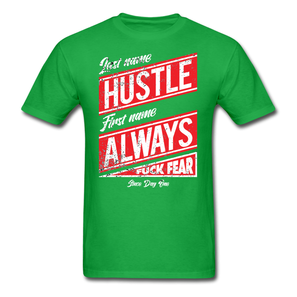 SPOD Unisex Classic T-Shirt | Fruit of the Loom 3930 bright green / S Hustle Always T-Shirt