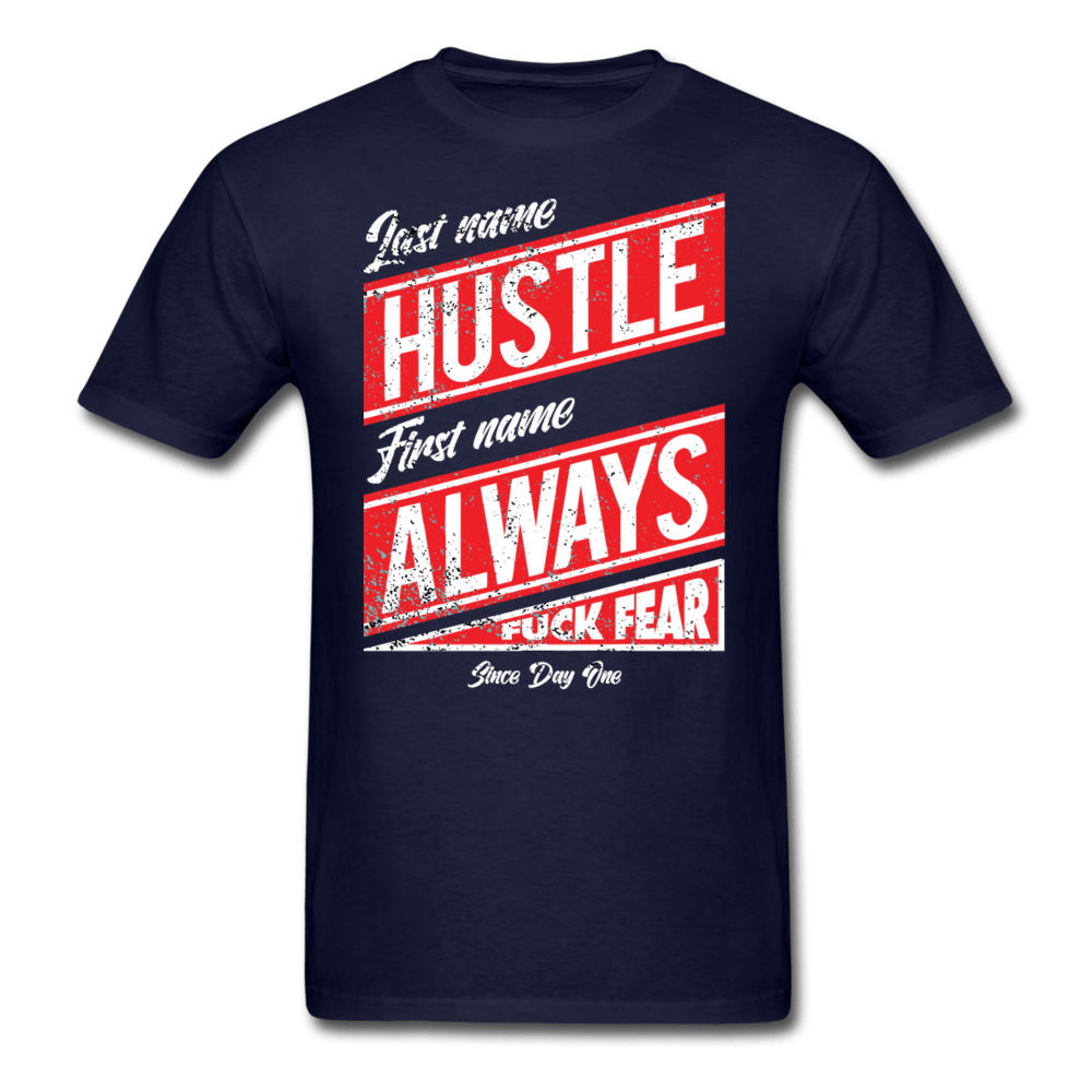 SPOD Unisex Classic T-Shirt | Fruit of the Loom 3930 navy / S Hustle Always T-Shirt
