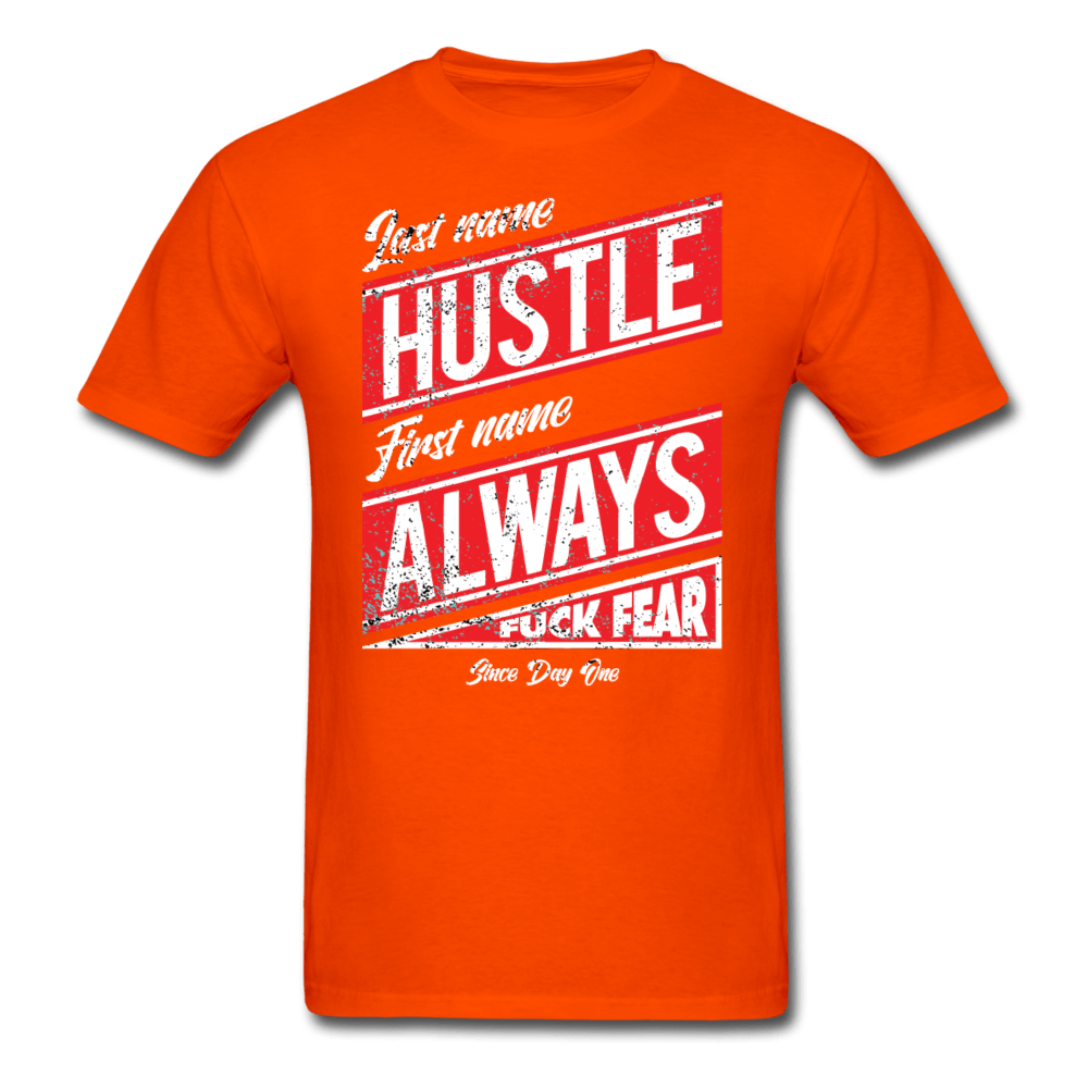 SPOD Unisex Classic T-Shirt | Fruit of the Loom 3930 orange / S Hustle Always T-Shirt