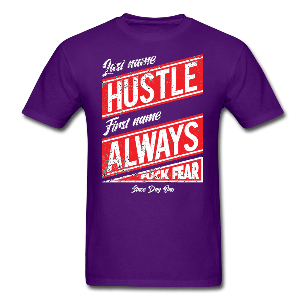 SPOD Unisex Classic T-Shirt | Fruit of the Loom 3930 purple / S Hustle Always T-Shirt