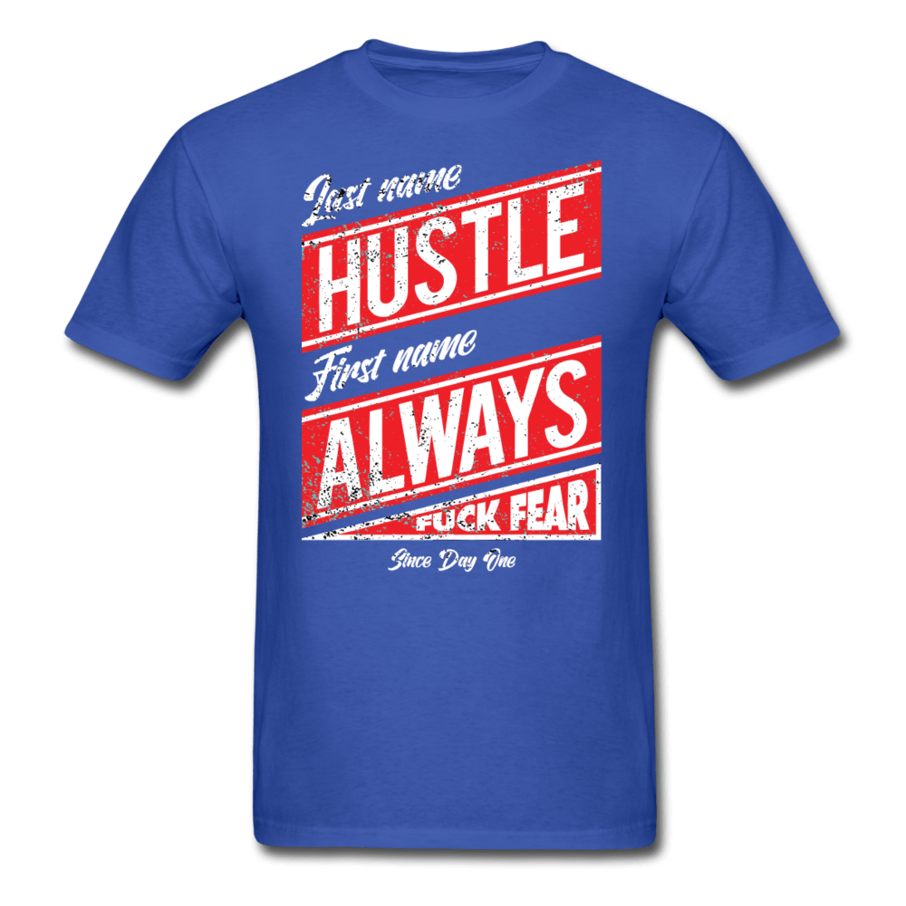 SPOD Unisex Classic T-Shirt | Fruit of the Loom 3930 royal blue / S Hustle Always T-Shirt