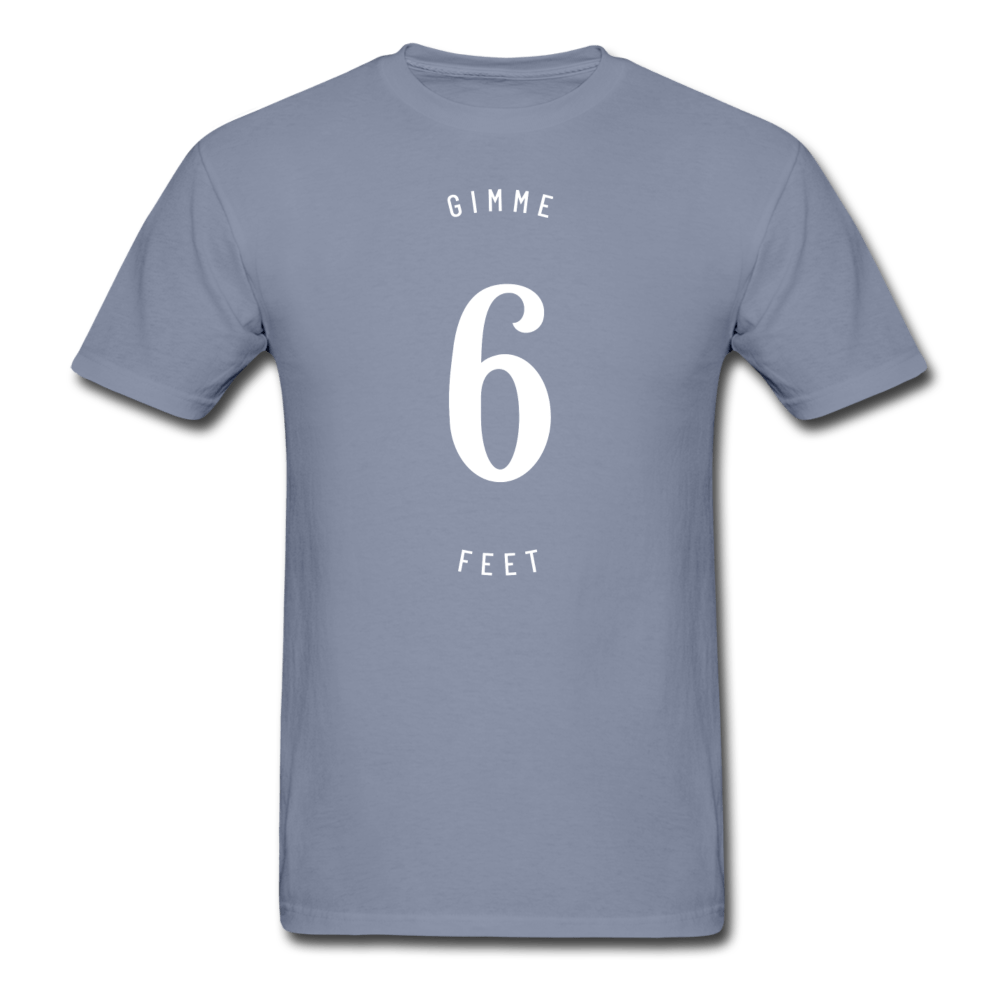 SPOD Unisex ComfortWash Garment Dyed T-Shirt | Hanes GDH100 blue / S Gimme 6 Feet T-Shirt