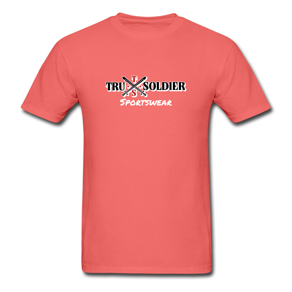 SPOD Unisex ComfortWash Garment Dyed T-Shirt | Hanes GDH100 coral / S Tru Soldier Dyed T-Shirt