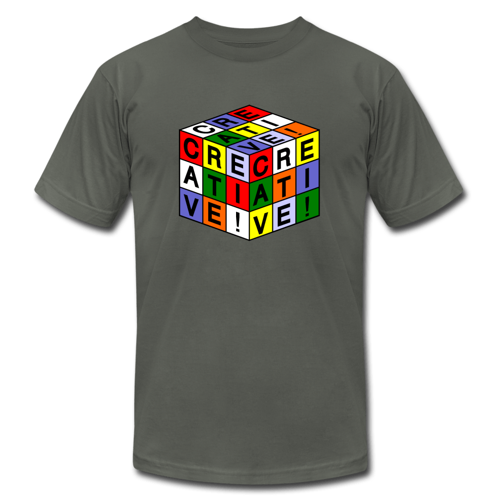 SPOD Unisex Jersey T-Shirt | Bella + Canvas 3001 asphalt / S Unisex Be Creative T-Shirt