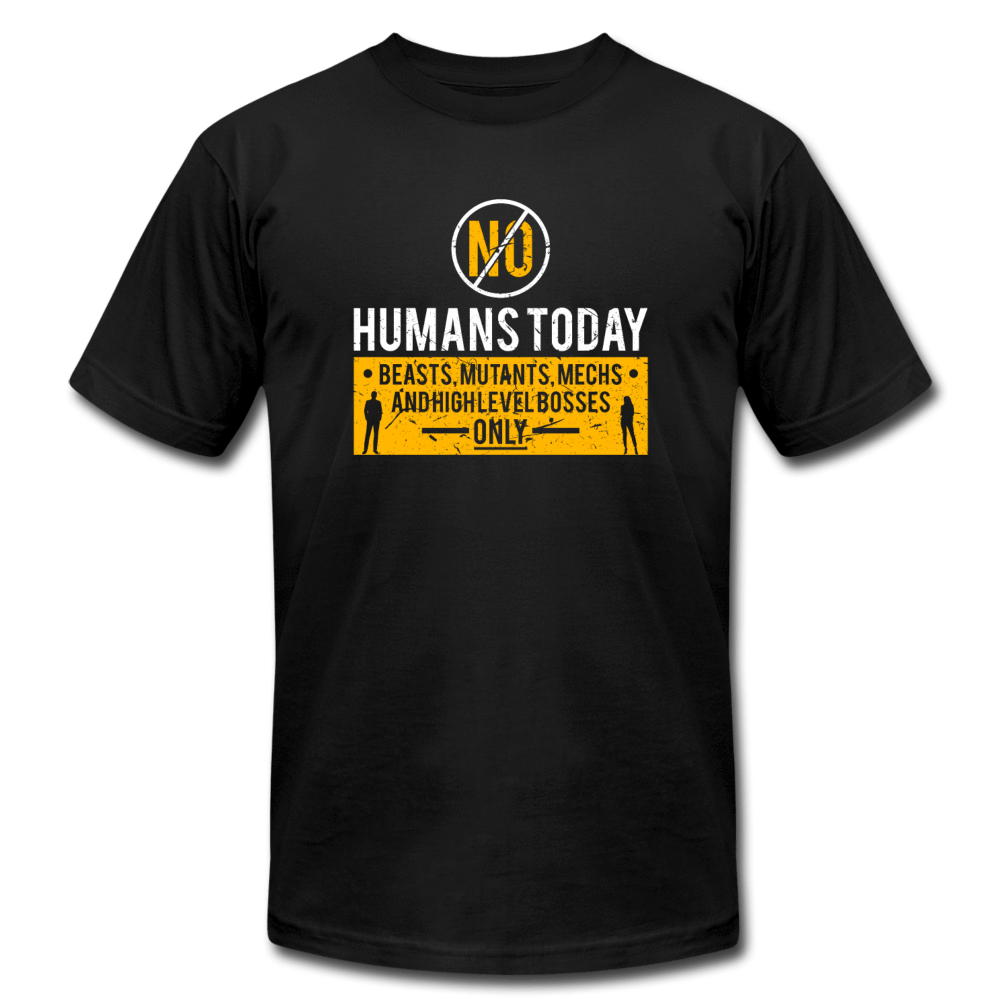 SPOD Unisex Jersey T-Shirt | Bella + Canvas 3001 black / S No Human's Today T-Shirt