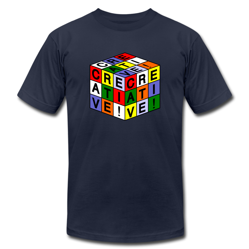 SPOD Unisex Jersey T-Shirt | Bella + Canvas 3001 navy / S Unisex Be Creative T-Shirt