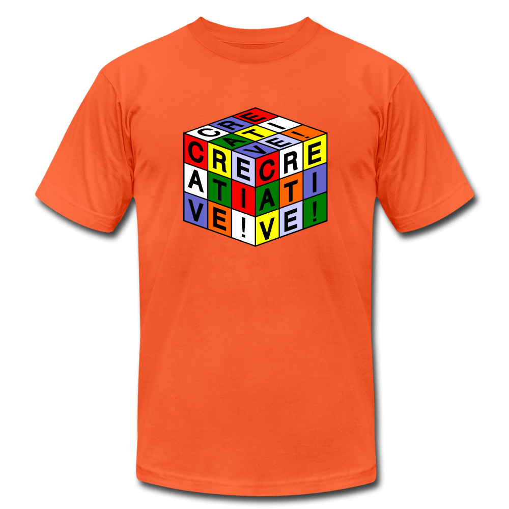 SPOD Unisex Jersey T-Shirt | Bella + Canvas 3001 orange / S Unisex Be Creative T-Shirt