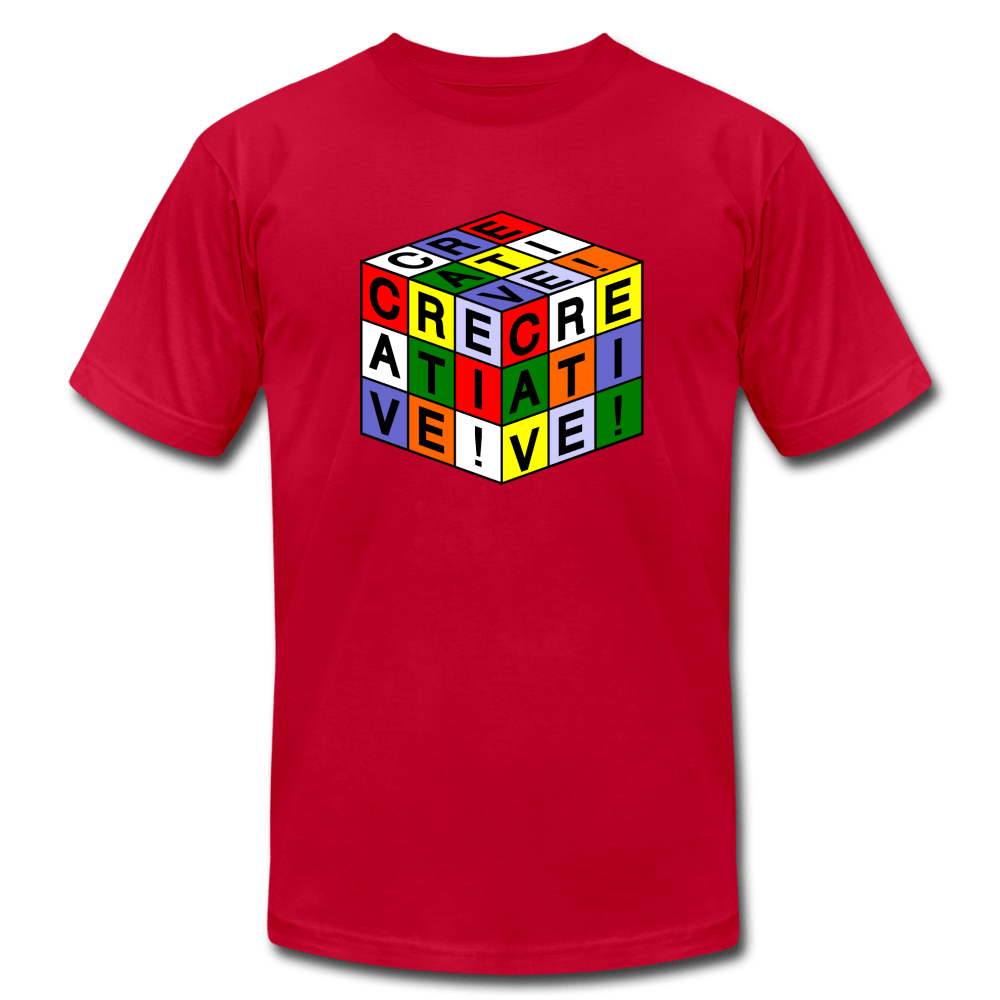SPOD Unisex Jersey T-Shirt | Bella + Canvas 3001 red / S Unisex Be Creative T-Shirt