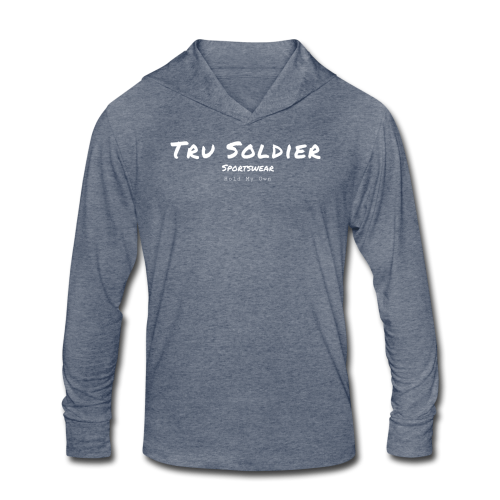 SPOD Unisex Tri-Blend Hoodie Shirt | Next Level 6021 heather blue / XS Unisex Tri-Blend Hoodie Shirt